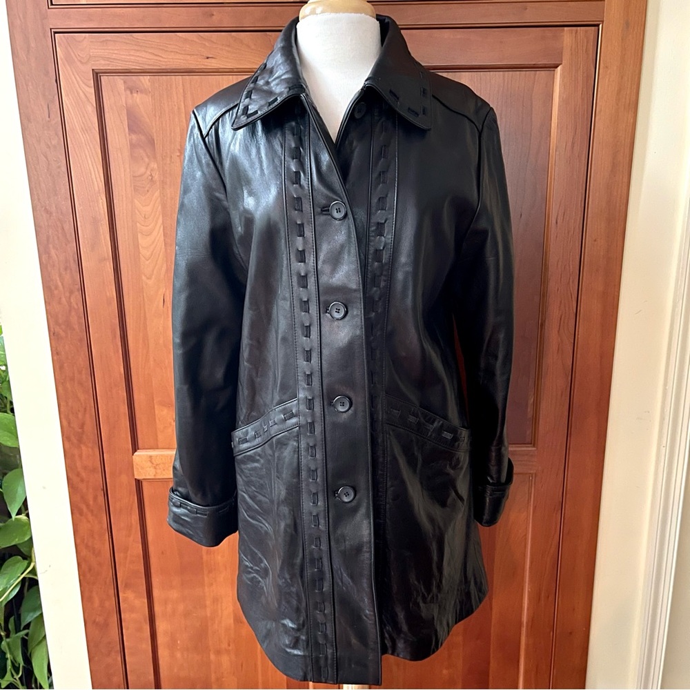 Ambition New York Genuine Leather Coat Jacket